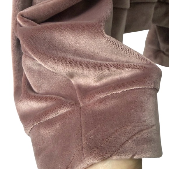 Victoria's Secret Dusty Pink Velvet Jacket full zip Rhinestone track jacket - Picture 8 of 8